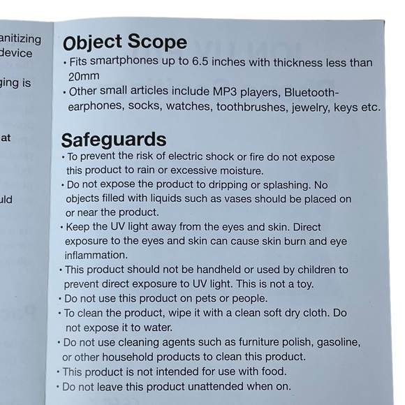 IonUV UV Pro XL Phone Sanitizer Wireless Charger Aromatherapy Kills 99.9% Germs - Picture 6 of 16